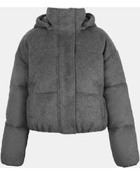 Jack Wills - Wind Resistant Detachable Hood Long Sleeve Short Puffer Jacket - Lyst