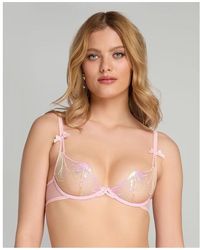 Agent Provocateur - Quinny Demi Cup Underwired Bra - Lyst