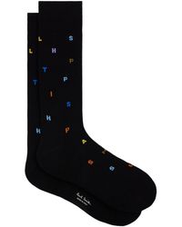 Paul Smith - Keanu Stamp Crew Socks - Lyst