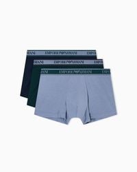 Emporio Armani - Core 3 Pack Boxer Shorts - Lyst