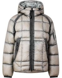 C.P. Company - Dd Shell Sn64 Duck Down Full-Zip Hooded Puffer Jacket - Lyst