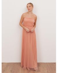 Anaya with love - Recycled Tulle Square Neck Strappy Maxi Dress - Lyst