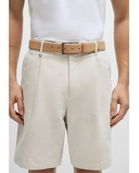 BOSS - Calindo Sd Leather Belt - Lyst