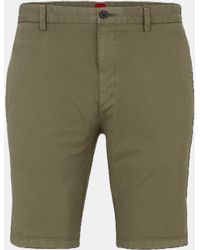 HUGO - Chino Shorts - Lyst