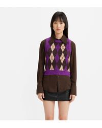 Levi's - Deja Vu Kirsten Knitted Sweater Vest - Lyst
