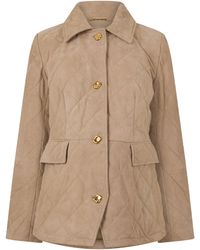 Donna Karan - Quilted Jacket - Lyst