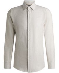 BOSS - H Hank Kent Long Sleeve Oxford Shirt - Lyst