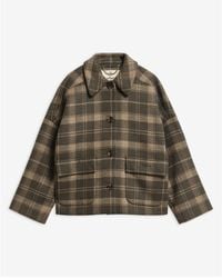 Barbour - Myla Checked Wool Coat - Lyst