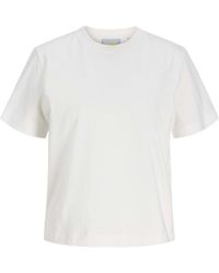 JJXX - Sophia Boxy Short-Sleeve Cotton T-Shirt - Lyst