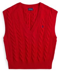 Polo Ralph Lauren - Knitted Sweater Vest - Lyst