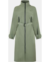 Lacoste - Waterproof Packable Long Sleeve Oversized Fit Rain Anorak - Lyst