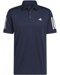 adidas - 3 Stripe Polo Shirt - Lyst