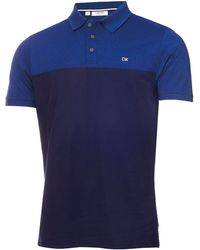 Calvin Klein - Colour Block Polo Shirt - Lyst
