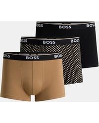 BOSS - Bodywear 3-Pack Boxer Shorts With Logo Detail - Lyst