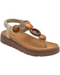 Lotus Shoes - Alcina Flat Sandal - Lyst