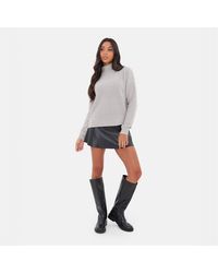 I Saw It First - High Neck Knit Jumper - Lyst