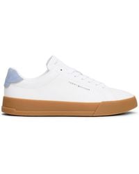 Tommy Hilfiger - Court Leather Low Top Trainers - Lyst