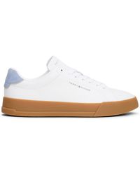 Tommy Hilfiger - Court Leather Low Top Trainers - Lyst