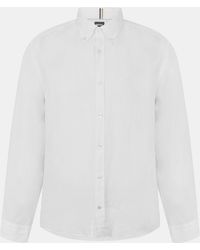 BOSS - H Liam Long Sleeve Plain Shirt - Lyst