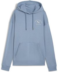 PUMA - Class Relaxed Overhead Tech Fleece Hoodie - Lyst