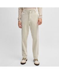 BOSS - C-Kai-Dpl Relaxed-Fit Trousers - Lyst