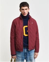 GANT - Quilted Windcheater - Lyst