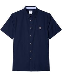 Paul Smith - Short-Sleeve Plain Shirt - Lyst