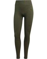 adidas - Workout Essentials Full-Length Knit Leggings - Lyst