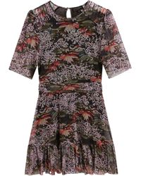Ted Baker - Mesh Midi Dress - Lyst