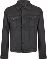 Criminal Damage - Coated Denim Jacket - Lyst