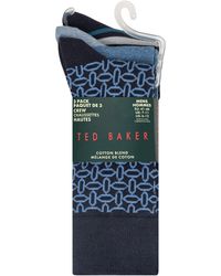 Ted Baker - Formal Crew Socks - Lyst
