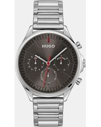 HUGO - Gents #Smash Multi With Stainless Steel Bracelet - Lyst