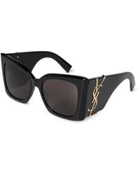 Saint Laurent - Oversized Square Acetate Sunglasses - Lyst