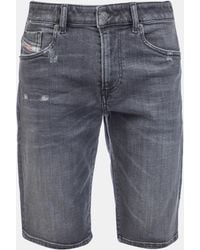 DIESEL - Slim-Fit Denim Shorts - Lyst
