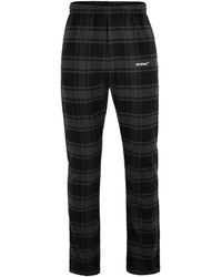 Off-White c/o Virgil Abloh - Wide Leg Relaxed Fit Trousers - Lyst