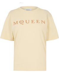 McQueen - Alex Logo T-Shirt - Lyst