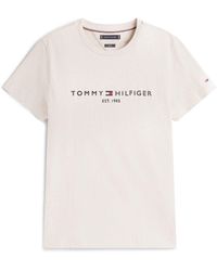Tommy Hilfiger - Logo Crew Neck T Shirt - Lyst