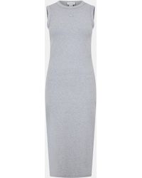 Calvin Klein - Midi Bodycon Dress - Lyst