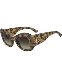 DSquared² - Butterfly Round Sunglasses - Lyst
