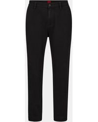 HUGO - Tapered Fit Chinos - Lyst