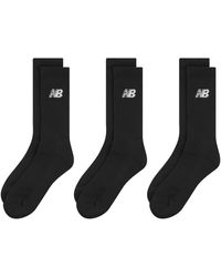 New Balance - Everyday Crew Socks 3-Pack Adults - Lyst