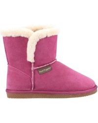 Hush Puppies - Ashleigh Suede Slipper Booties - Lyst