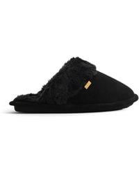 HUNTER - Suede Mule Slippers - Lyst