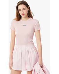 Lacoste - Slim Fit Short Sleeve T-Shirt - Lyst