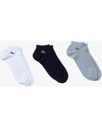 Lacoste - 3 Pack Trainer Socks - Lyst