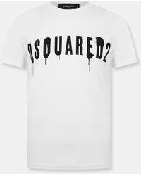 DSquared² - Spray Logo T Shirt - Lyst