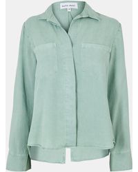 Bella Dahl - Split Back Long-Sleeve Plain Shirt - Lyst