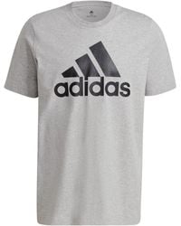 adidas - Big Logo Short-Sleeve Performance Gym Top - Lyst