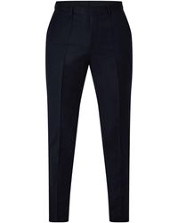 HUGO - Simmons202 Wool Trousers - Lyst