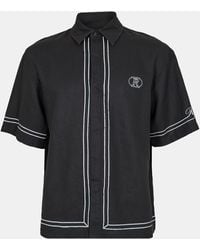 Represent - Border Short Sleeve Patterned Shirt - Lyst